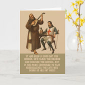 St.-Georgs-Tag Karte (Gelbe Blume)