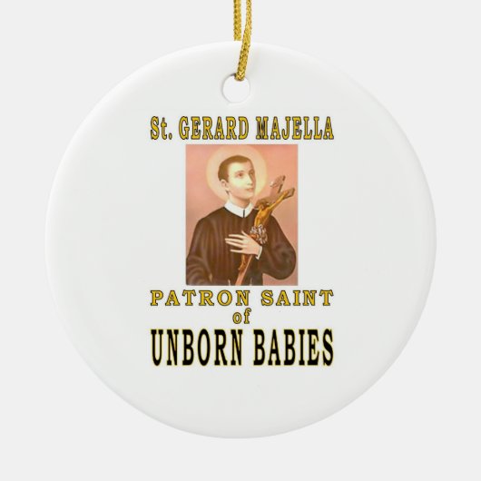 ST. GERARD MAJELLA KERAMIKORNAMENT (Vorne)