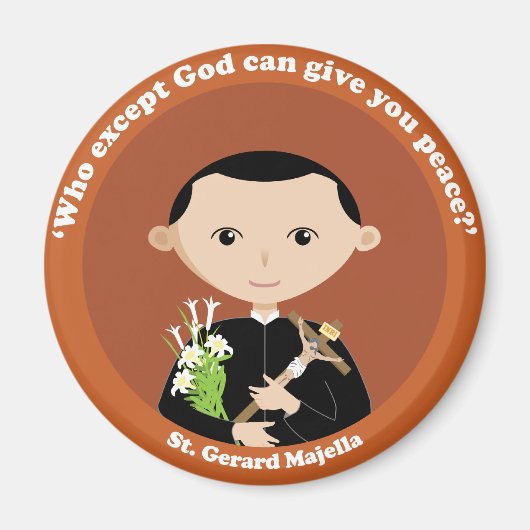 St. Gerard Majella Magnet (Vorne)