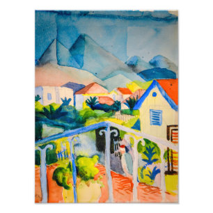 St Germain bei Tunis Auguste Macke Fotodruck