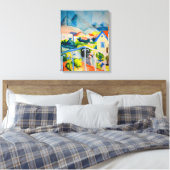 St Germain bei Tunis | Auguste Macke | Leinwanddruck (Insitu (Schlafzimmer))