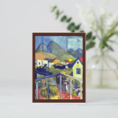 St. Germain bei Tunis By Macke August Postkarte (Stehend Vorderseite)