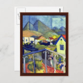 St. Germain bei Tunis By Macke August Postkarte (Vorne/Hinten)