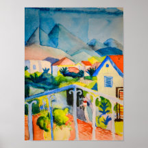 St Germain near Tunis | Auguste Macke |