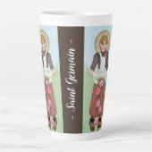 St. Germain Patron of the Sick Abused & Vulnerable Milchtasse (Vorderseite)
