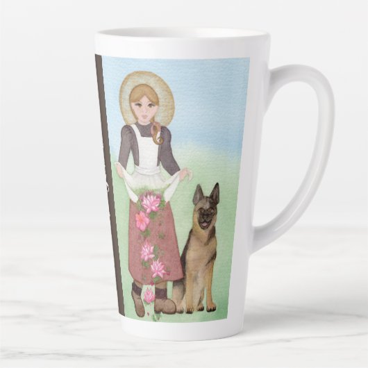 St. Germain Patron of the Sick Abused & Vulnerable Milchtasse (Rechts)