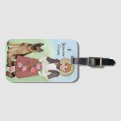 St. Germaine Patron of Sick, missbraucht verletzli Gepäckanhänger (Vorderseite (Horizontal))