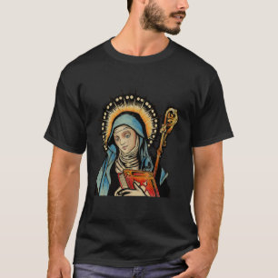 St. Gertraud Patronin der Katzen Groß Nivelles 1 T-Shirt