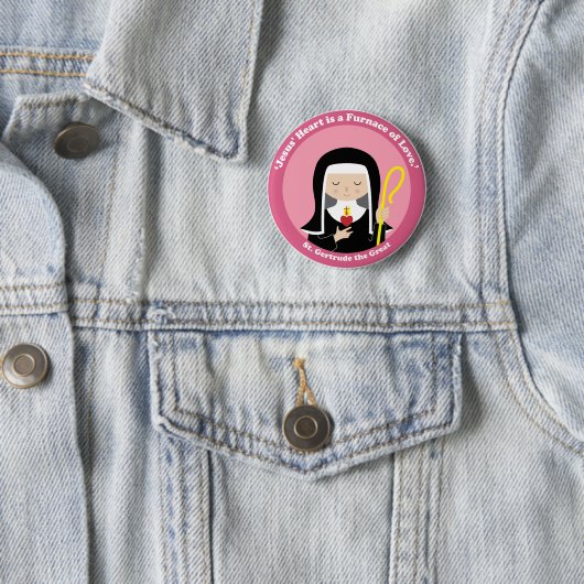 St. Gertrud das große Button (Beispiel)