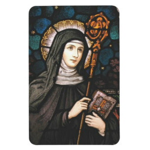 St. Gertrud von Nivelles Schutzpatron der Katzen Magnet