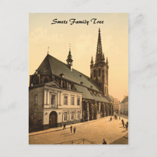 St Gertrude Church, Louvain, Belgien Postkarte