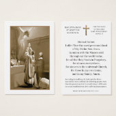 St. Gertrude Priest bieten Mass Jungfrau Mary Bete (Vorne & Hinten)