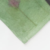 St. Gertrude Schutzheilige der Katzen Fleecedecke (Ecke)