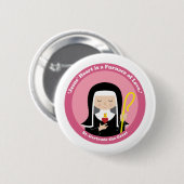 St. Gertrude the Great Button (Vorne & Hinten)