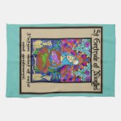 St Gertrude von Nivelles Tea Handtuch (Horizontal)
