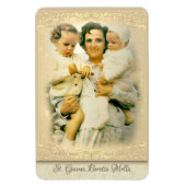 St. Gianna Beretta Molla Katholische Mutter Magnet (Vertikal)