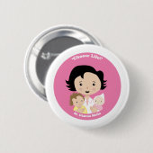 St. Gianna Molla Button (Vorne & Hinten)
