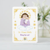 St. Gianna Molla Heilige Karte (Stehend Vorderseite)