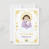 St. Gianna Molla Heilige Karte (Vorderseite)