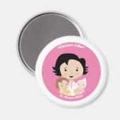 St. Gianna Molla Magnet (Vorderseite/Rückseite)