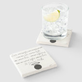 St. Gianna Molla Quote Untersetzer (Seitenansicht)