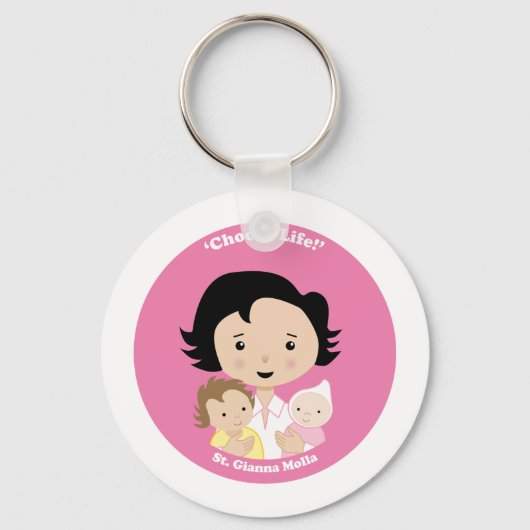 St. Gianna Molla Schlüsselanhänger (Vorderseite)