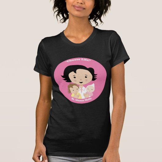 St. Gianna Molla T-Shirt (Vorderseite)