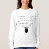 St. Gianna Molla Zitat Frauen Sweatshirt (Vorderseite)
