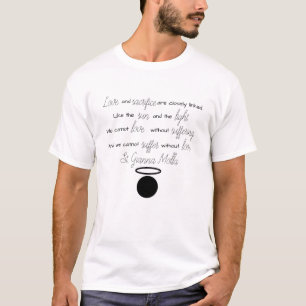 St. Gianna Molla Zitat Männer T - Shirt