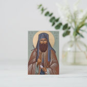 St. Gideon, Righteous Martyr Prayer Card           Platzkarte (Stehend Vorderseite)