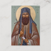 St. Gideon, Righteous Martyr Prayer Card           Platzkarte (Vorderseite)