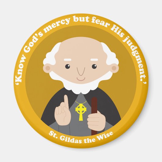 St. Gildas the Wise Magnet (Vorne)