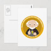 St. Gildas the Wise Postkarte (Vorne/Hinten)