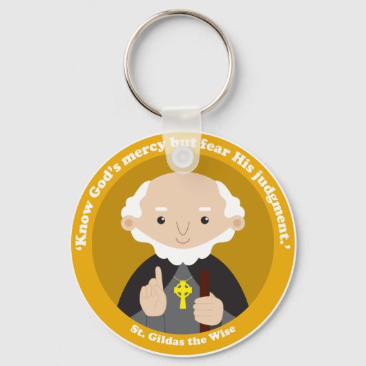 St. Gildas the Wise Schlüsselanhänger (Vorderseite)