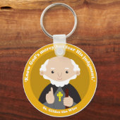St. Gildas the Wise Schlüsselanhänger (Vorderseite)