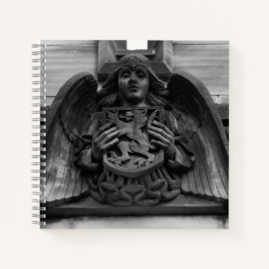 St. Giles Cathedral Angel Foto Notebook Notizblock (Vorderseite)