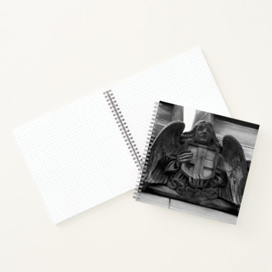 St Giles Cathedral Angel Foto Notebook Notizblock (Innenseite)