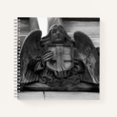 St Giles Cathedral Angel Foto Notebook Notizblock (Vorderseite)
