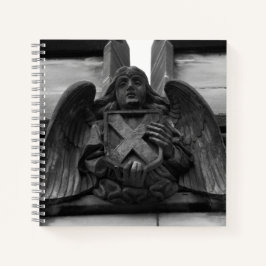 St Giles Cathedral Angel Foto Notebook Notizblock