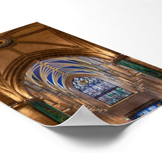 St Giles Cathedral in Edimburgh Poster (Ecke)