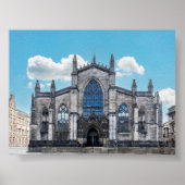 St Giles Cathedral in Edimburgh Poster (Vorne)