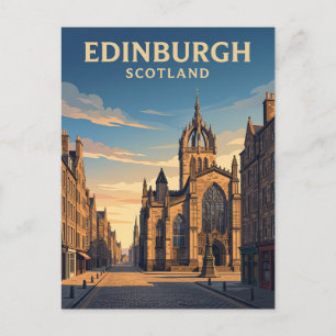St.-Giles-Kathedrale Schottland Postkarte