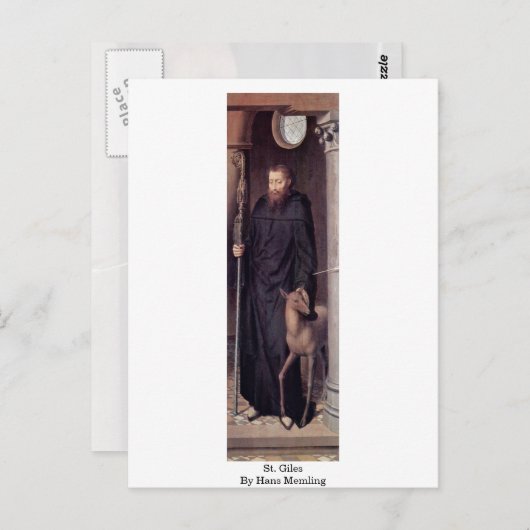 St. Giles von Hans Memling Postkarte (Vorne/Hinten)