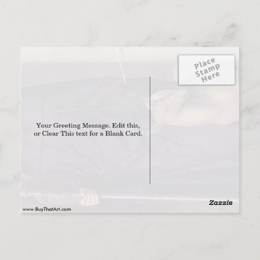 St. Giles von Hans Memling Postkarte (Rückseite)