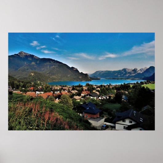 St. Gilgen und Wolfgangsee Poster (Vorne)