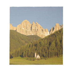 St. Giovanni, Val di Funes, Dolomiten, Italien Notizblock