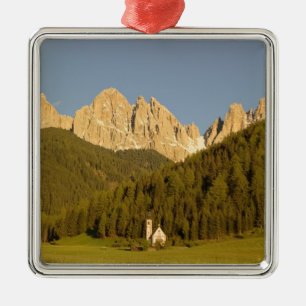 St Giovanni, Val di Funes, Dolomiten, Italien Silbernes Ornament