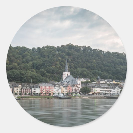 St. Goar Deutschland Runder Aufkleber (Vorderseite)