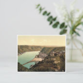 St. Goar, Rhein, Deutschland selten Fotochrom Postkarte (Stehend Vorderseite)