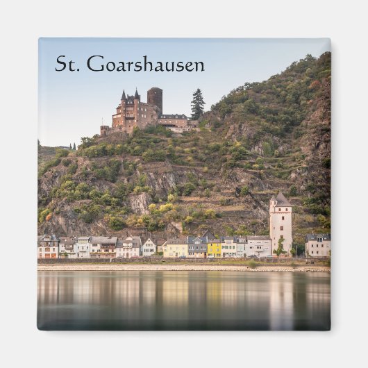 St. Goarshausen - Burg Katz Magnet (Vorne)